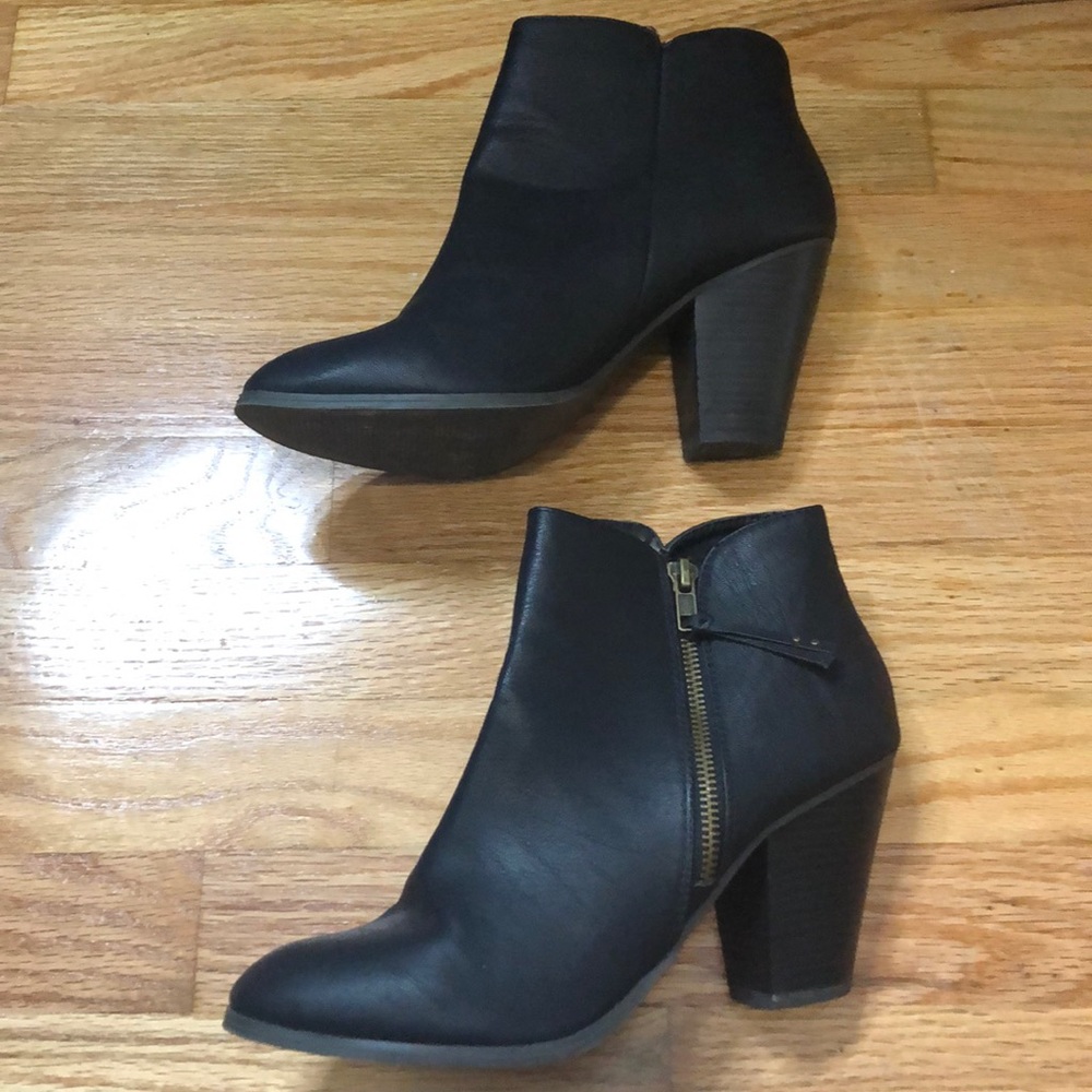 Charlotte Russe Low Wedge Booties